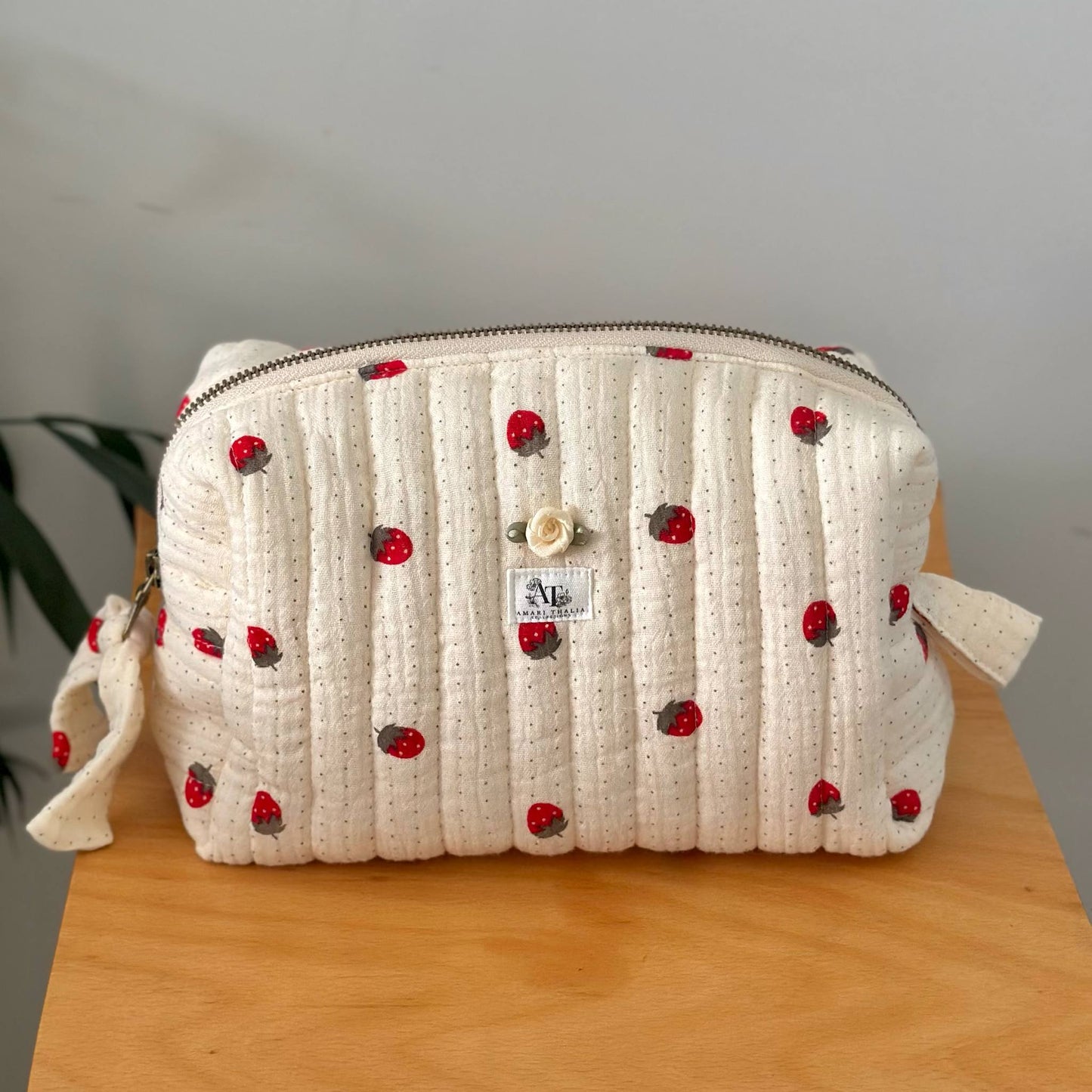 Strawberry Makeup Bag
