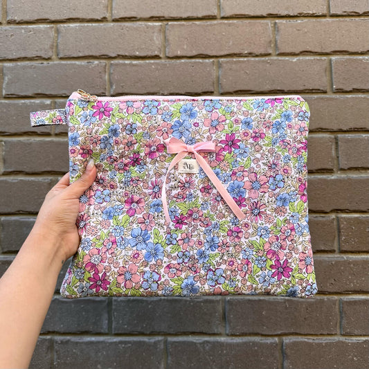 Petal Palette Vintage Pouch